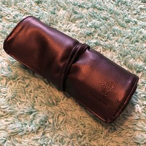 Makeup brush roll bag